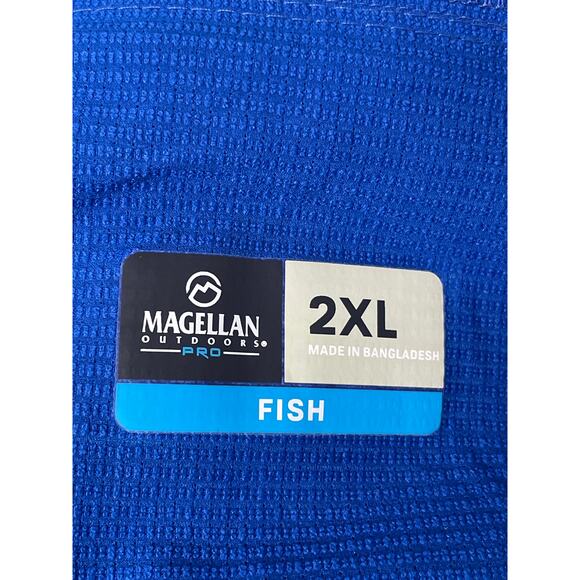 NWT Magellan Outdoors Men's Pro Fish Angler Hybrid Shorts 7" Blue XXL - Picture 6 of 10